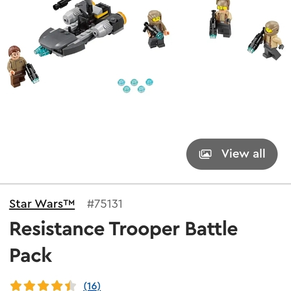 LEGO Star Wars Resistance Trooper Set - Gray and Blue - Picture 3 of 3